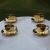 Brass Cup & Saucer - Set of 6 - Image 5