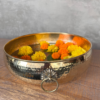 Gulmahor : Brass Decorative Floating Urli Hammered Design